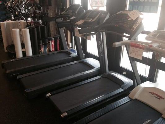 We have a great selection of both brand new and previously used treadmills.  Ditch the gym and save money!