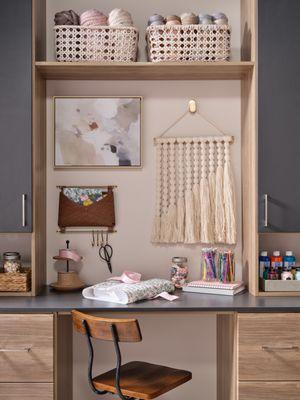 Craft Room Design by Inspired Closets Vermont.