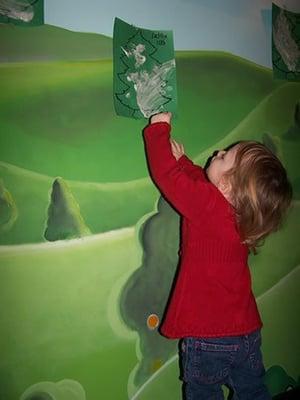 A child playing at NKG