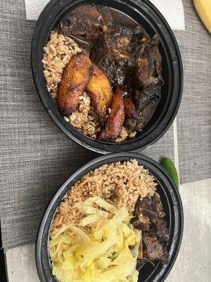 Jerk Chicken, and Oxtails