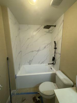 Bathtub bathroom remodel