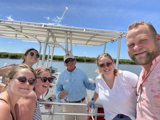 Captain Jim with our family