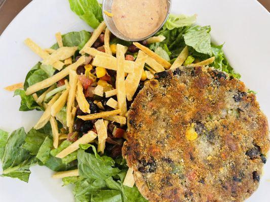 Southwestern Chicken Salad - hold the chicken and replace with Black Bean Cakes!