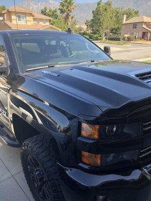 My awesome 2017 Silverado duramax z71 midnight. Edition