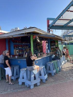 Outdoor bar