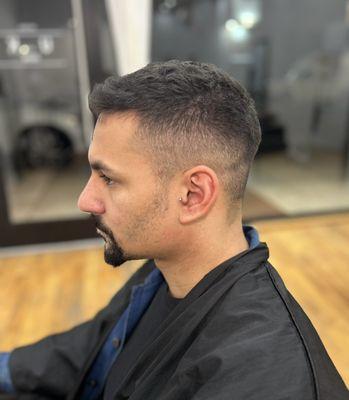 Fade hair. Men's style