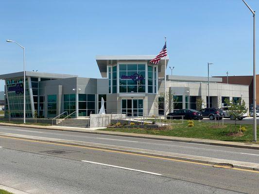 A look at the Member Service Center from across the street on the sidewalk of Williamson Road NE