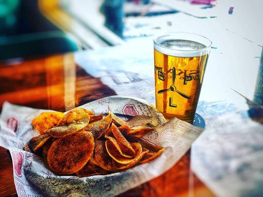 Bar opens for happy hour before dinner.