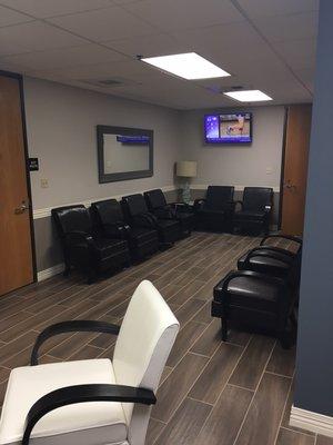 Beautiful, modern, comfortable waiting room