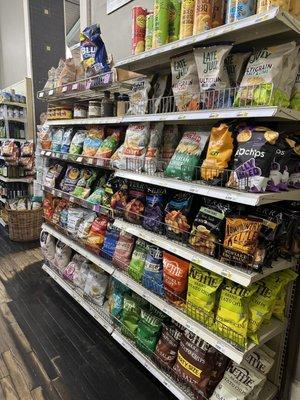 Local, regional chips. A few national brands