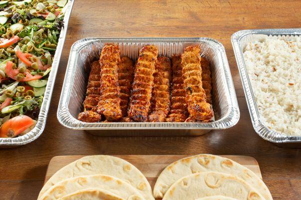 Chicken Adana Kebab Catering Tray