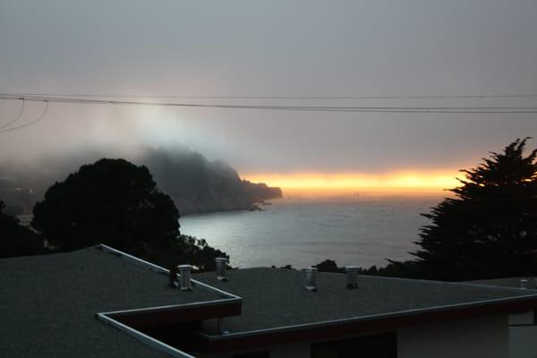 Photo from my bedroom in Baker Beach Apartments