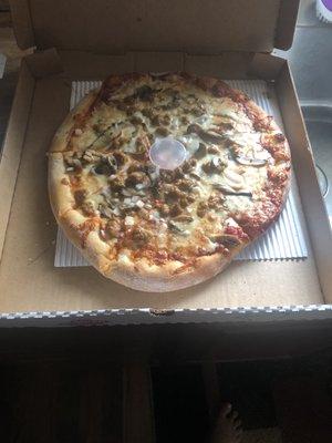 My "large" pizza