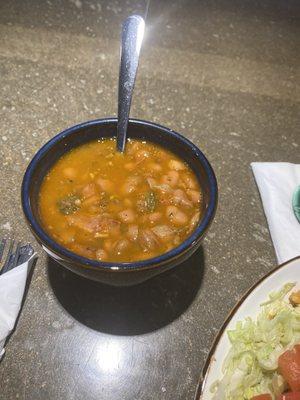 Charro beans were excellent with a spicy kick!