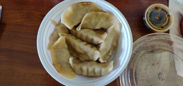 Fried pork dumplings