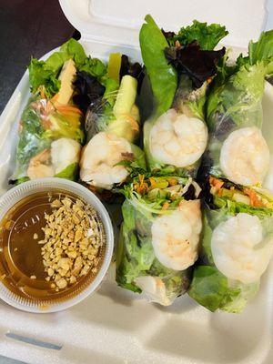 Garden roll with Shrimp