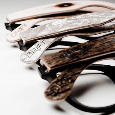 Distinctive. Hand-made in Chicago. Sustainable. Drift Eyewear