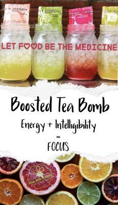 "Boosted Tea Bombs"