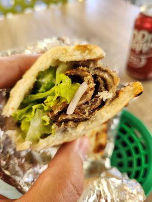 Lamb beef gyro