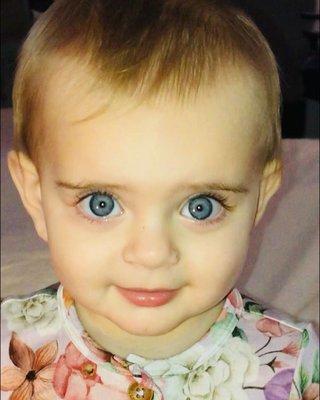 My 13 month old granddaughter. Possible the cutest baby on the planet, lives in Woodland Hills.