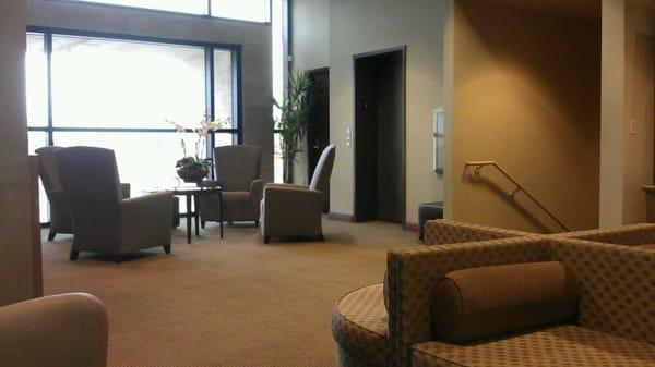 Upstairs medi spa waiting area