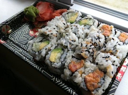 Avocado Cucumber and Spicy Tuna Roll @ Gourmet Garden (Center Moriches)