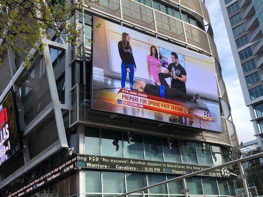 Stretch Zone on Good Morning Texas-  we loved working with the WFAA team!