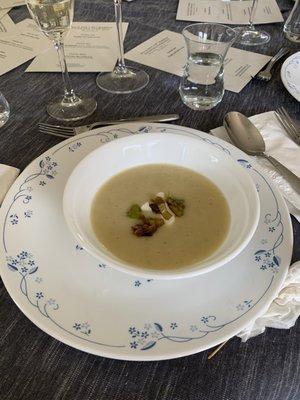 Potato leek soup