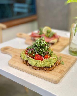 Avocado Smash on multigrain toast