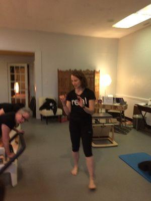 Amy is shown sideways here. We take time to help you get to where you need to go. Mind and Body.