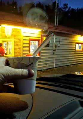 $6.25 for that small cup of a butterfinger   Flurrie! I'd never return here with their outrageous prices. Bring on the DAIRY QUEEN!