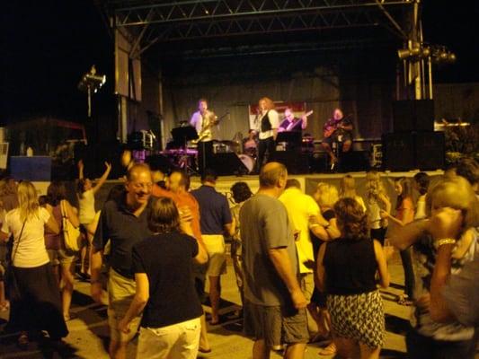 Dancing to the music of the Hiline Band at Festival of the Vine 2011...