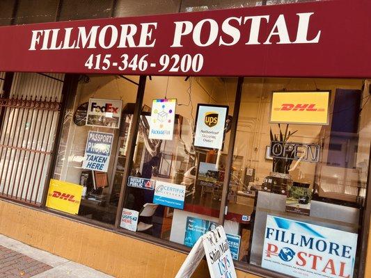 Ship UPS, FedEx, USPS and DHL at Fillmore Postal. It is fast, automated and reliable. Livescan Fingerprint, Notary Public, & mailbox rental