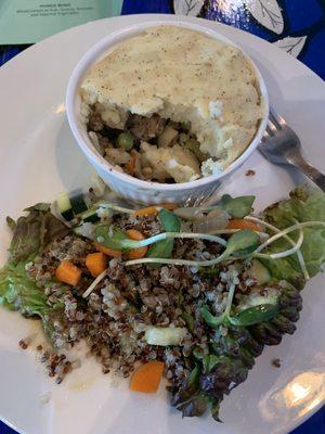 Shepherd's Pie & Quinoa salad