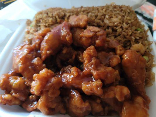 Orange Chicken Lunch Special