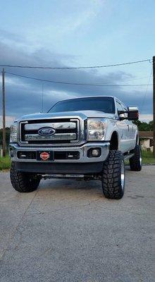 In need of a lift? Check out this 8 inch Fabtech lift on 2012 F-250.