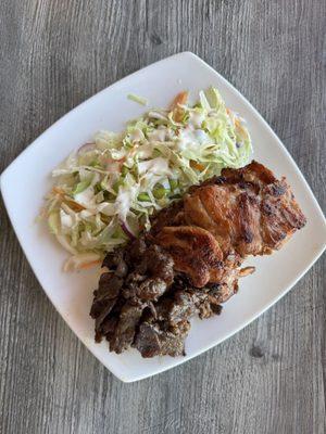 Chicken & Beef Lunch Combo Plate