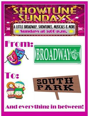 Showtunes Sunday- Showtunes, movie clips and everything in between!