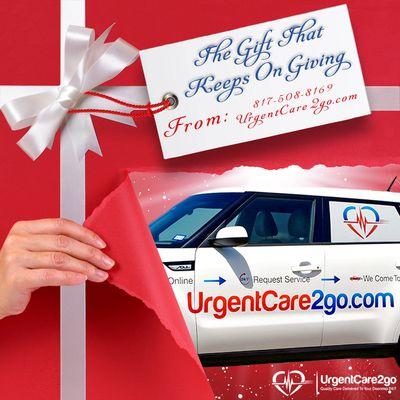 Better than Santa's sleigh! UrgentCare2Go brings urgent care to your door--no waiting rooms, just fast relief. Stay healthy this winter!