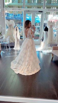 Monique Lhuillier full lace gown