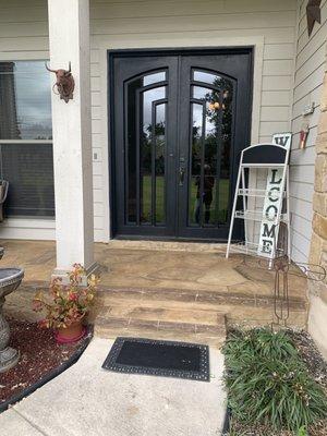 Our newly resurfaced porch