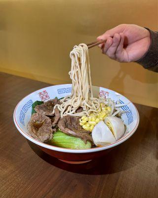 Braised Beef Noodles Soup