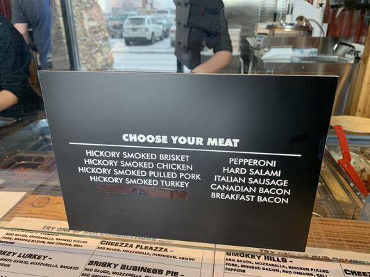 Meat options