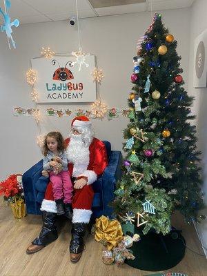 Santa at Ladybug Academy