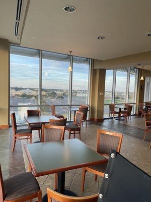 Eating area on 6th floor