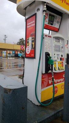 $3.49/3.81/ 4.09 /diesel  $4.69 Shell Circle K Sedona in the rain Tuesday March 21, 2023