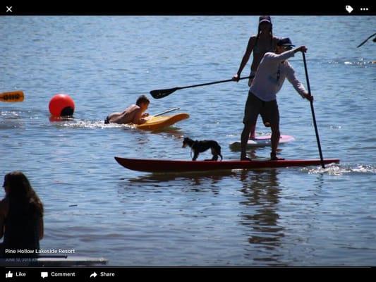 Paddling On Pine Hollow Lake :)