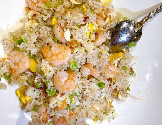 Shrimp fried rice - perfectly fried. Great texture and fresh