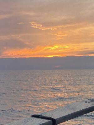 Sunset on MJ Tallship