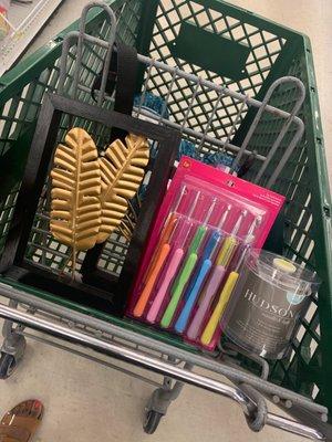 Picking up goodies! Joann's got a great sale! Don't forget your coupons and goodies loaded onto the app!